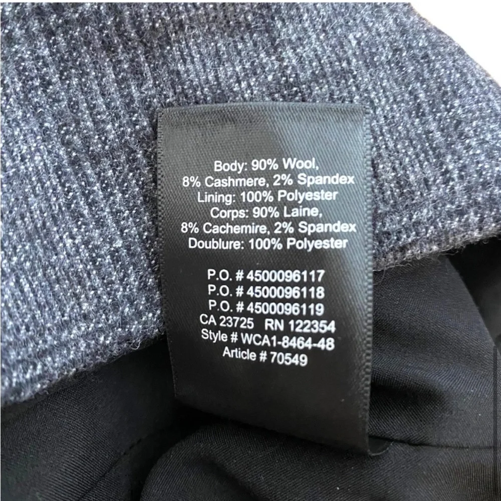 Aritzia Babaton Grey Wool and Cashmere Sheath Dress - Picture 6 of 7